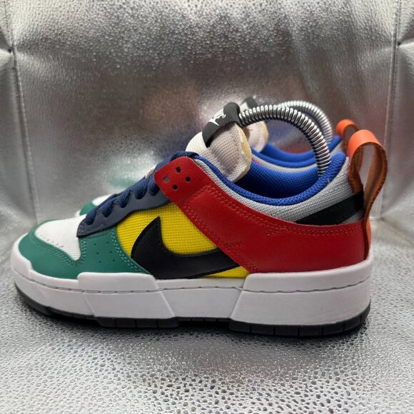 Size 7 Nike Dunk Low Disrupt Womens Multicolor Running Sneakers CK6654-004 - Picture 7 of 10